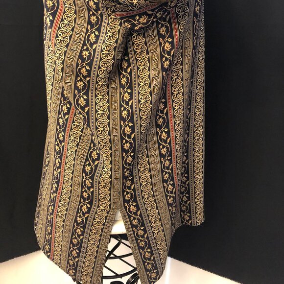 Elegant Liz Claiborne Button Down Silk Shirt: Size 10 - Picture 5 of 15